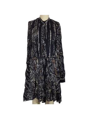 reiss sylvan pleated shirt dress REISS 'Sylvan' Pleated Shirt Dress - Size 8